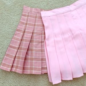 2 Skirts High Waist Japan School Girl